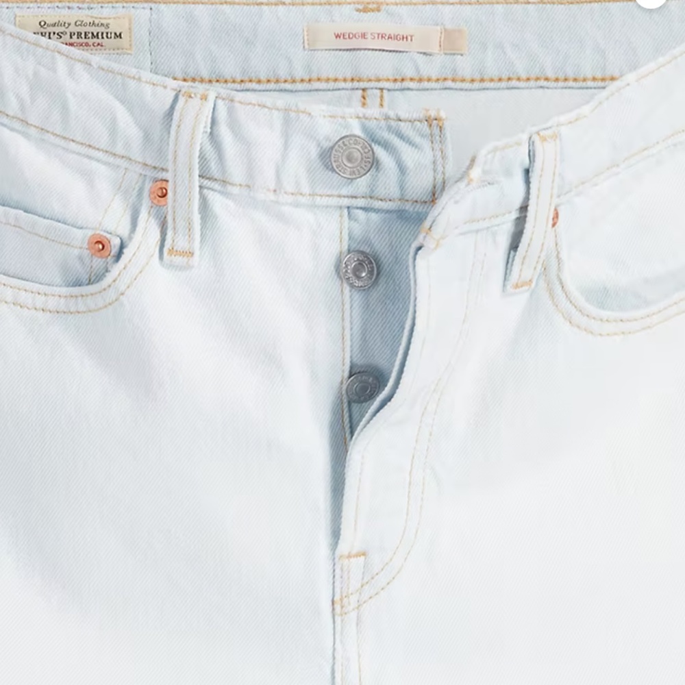 **NWT** LEVI'S WEDGIE STRAIGHT FOR WOMEN'S JEANS SIZE 25W X26L - Picture 5 of 9